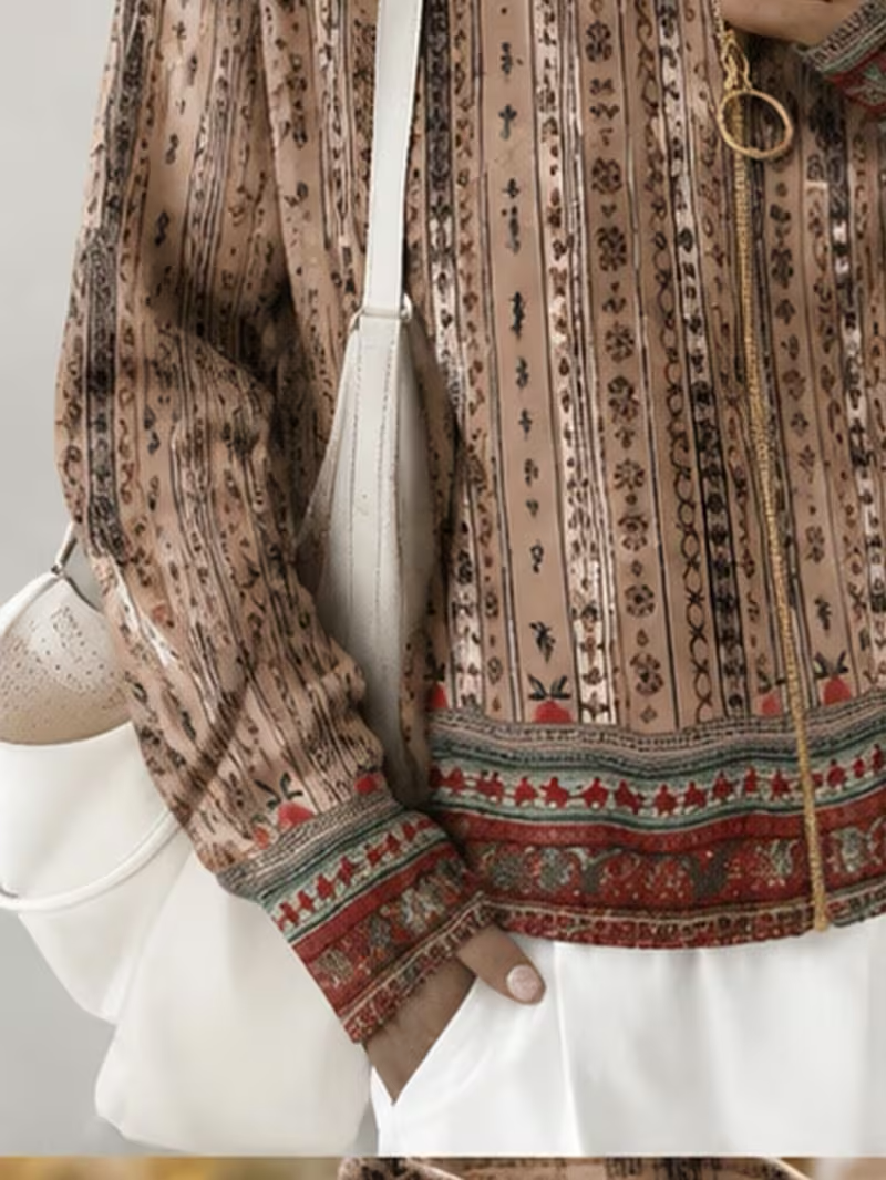 Wrenford | Vävda Rand Zip Cardigan