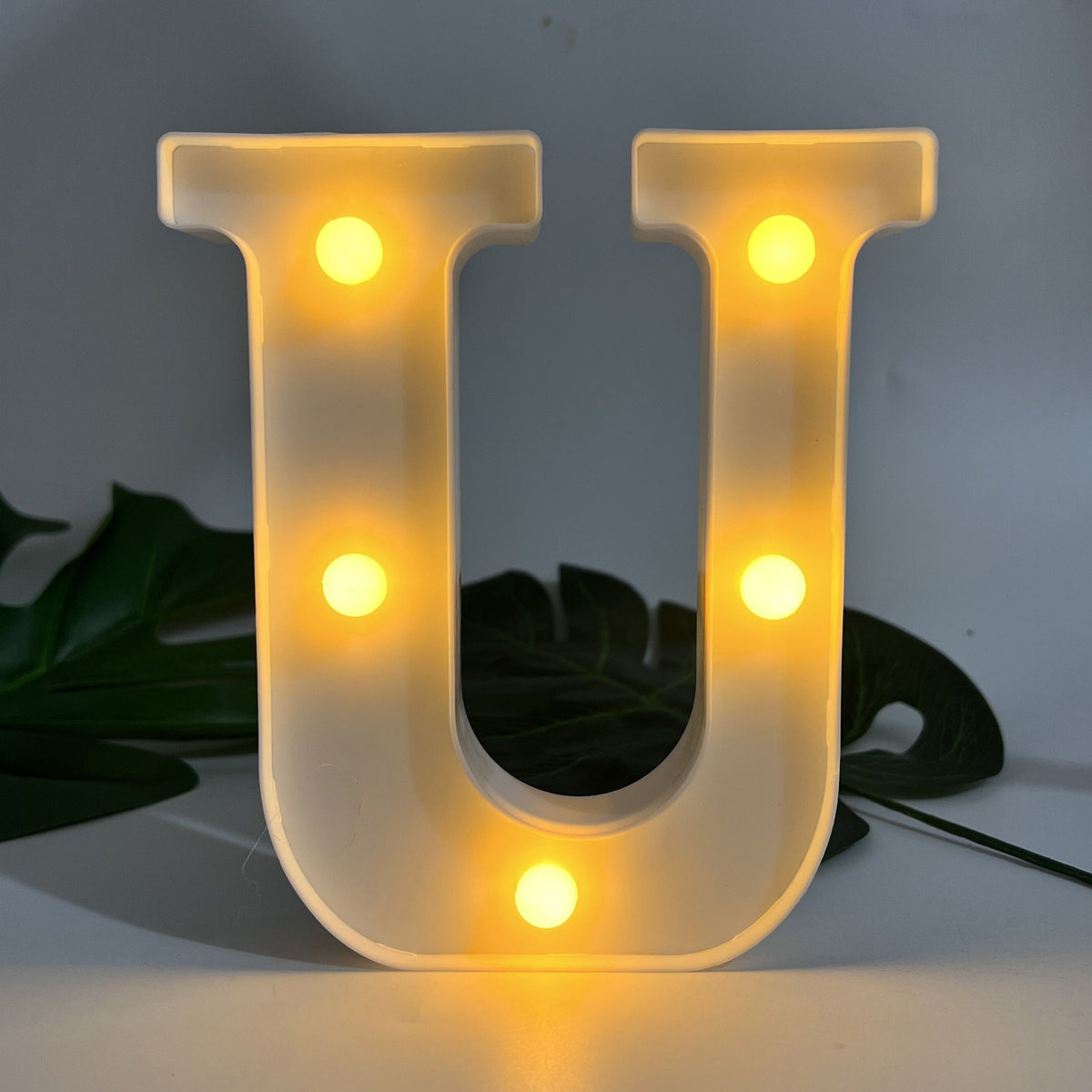 AlphaGlow - LED Dekoracyjna Lampa Literowa z Zasilaniem Bateryjnym