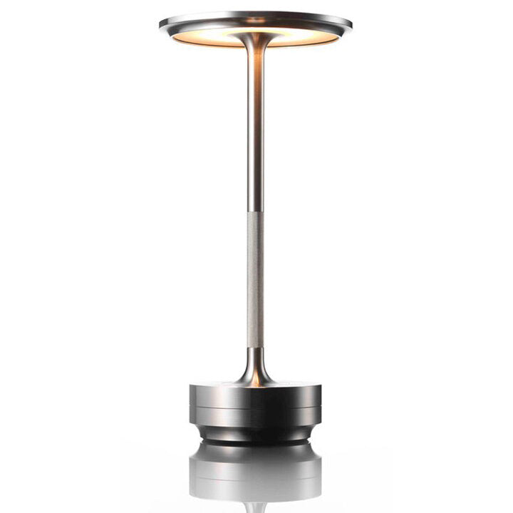 Ambientowa Metaliczna Lampa Stołowa Bezprzewodowa