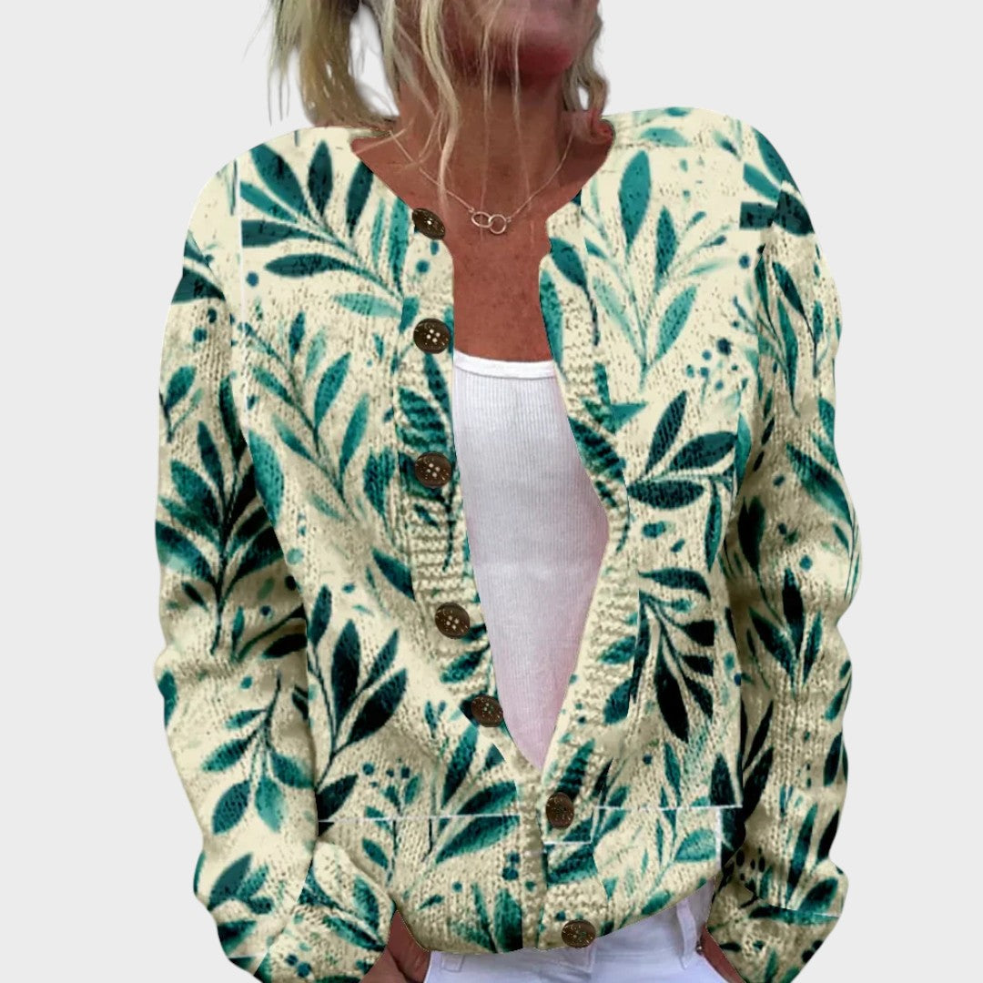 Harper | Kvinnors Blommig Höstcardigan