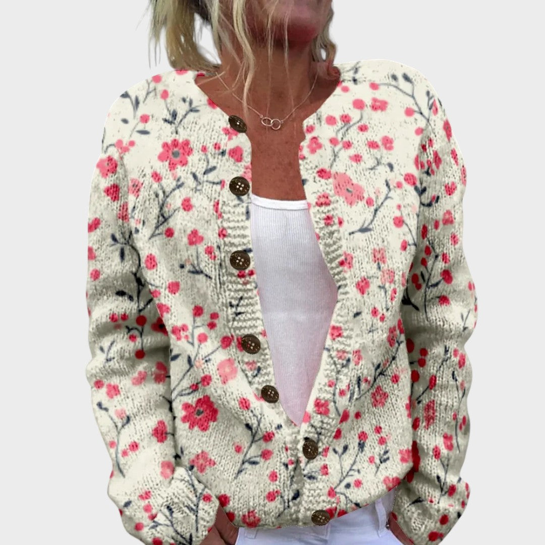 Abigail | Kvinnors Blommiga Höst Cardigan
