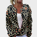Scarlett | Dam Floral Höst Cardigan