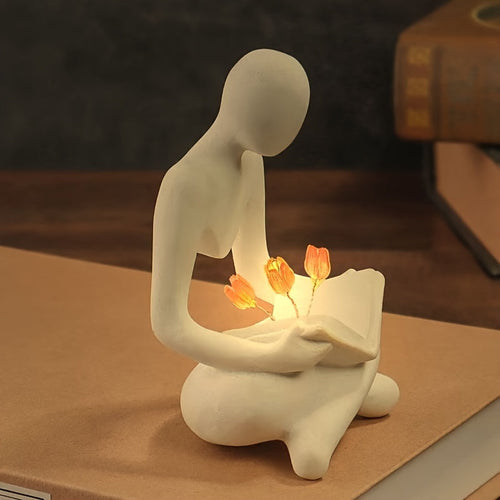 ArtTulip - Abstrakcyjna Lampa Tulipanowa z Sztucznej Żywicy