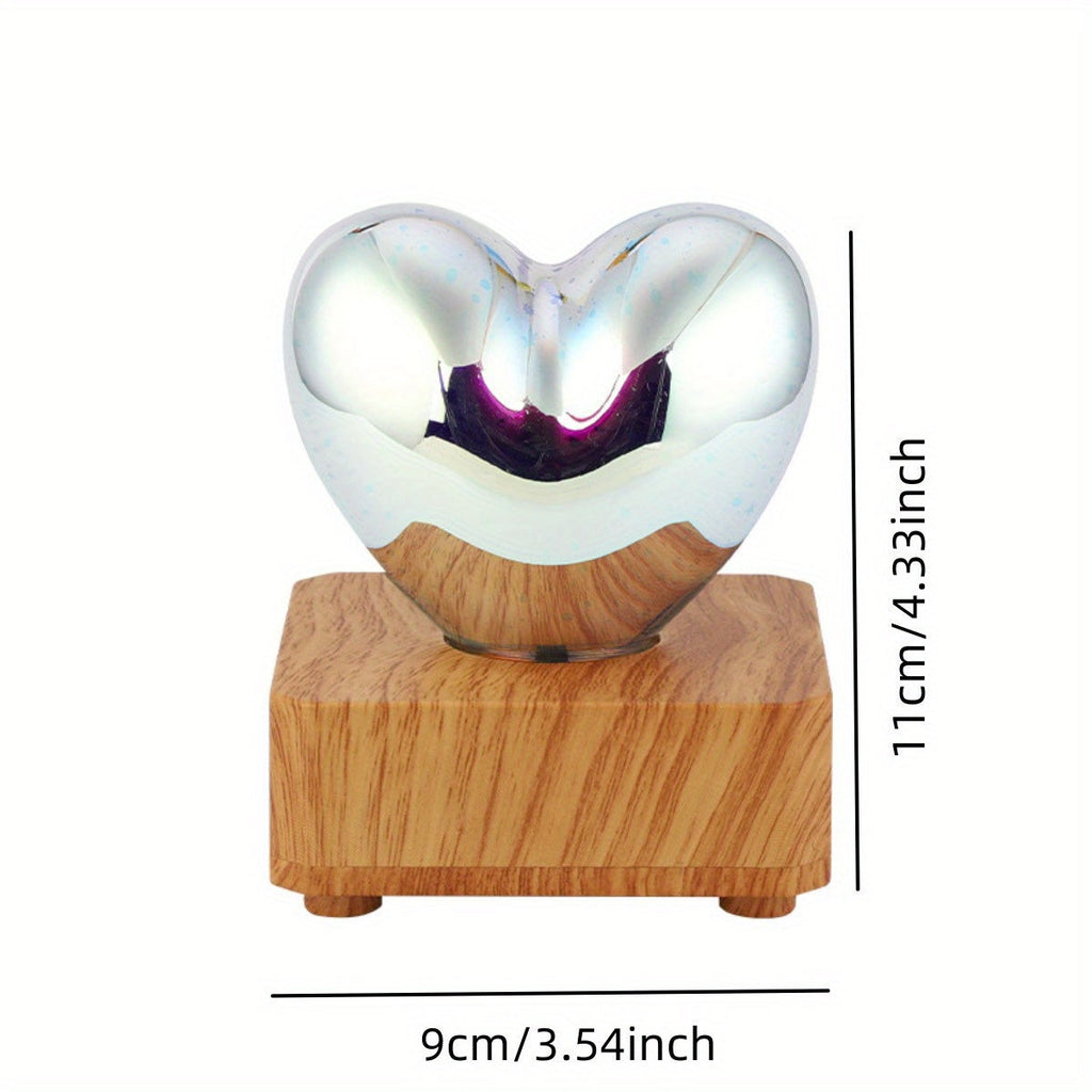 LoveLight - 3D Serce Fajerwerki LED Nocna Lampka, Zasilana przez USB