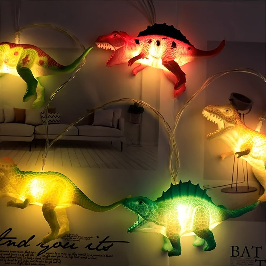 DinoGlow - LED Dinozaurowy Girland na Oświetlenie Dekoracyjne