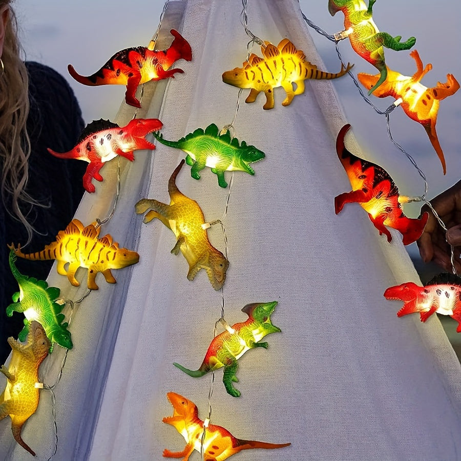 DinoGlow - LED Dinozaurowy Girland na Oświetlenie Dekoracyjne