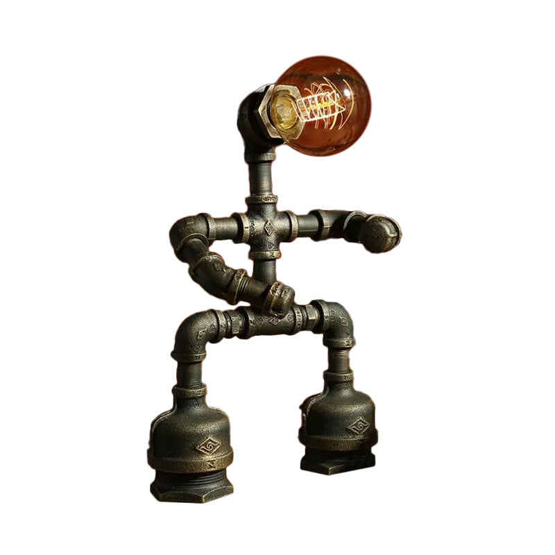 RoboLume - Retro-Futurystyczna Lampa Stołowa Robot