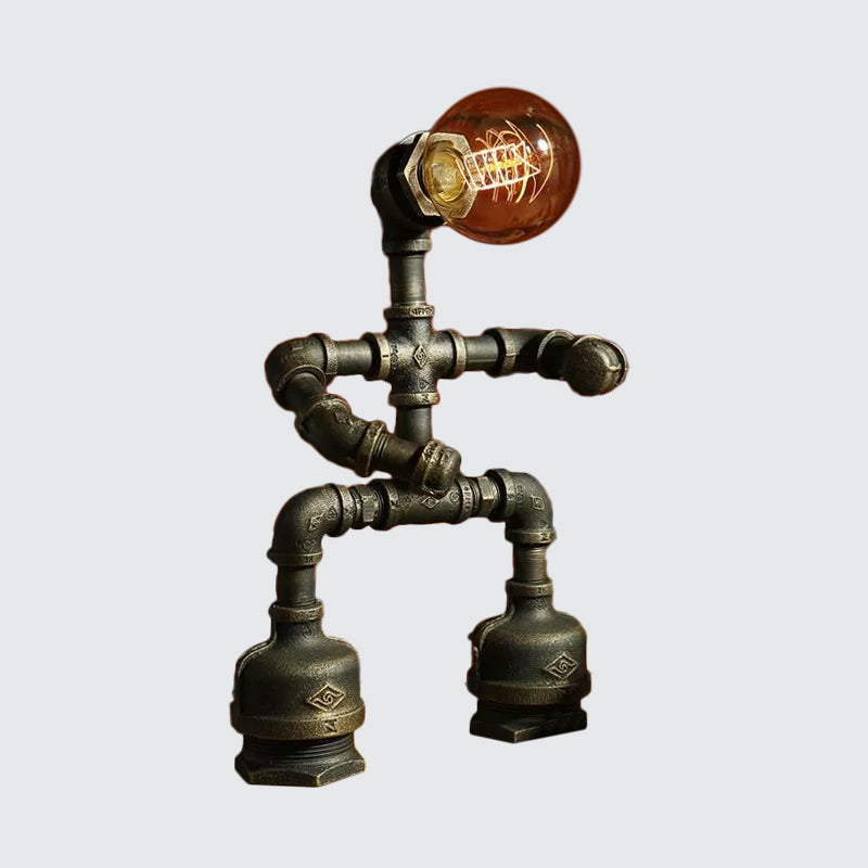 RoboLume - Retro-Futurystyczna Lampa Stołowa Robot