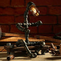 RoboLume - Retro-Futurystyczna Lampa Stołowa Robot