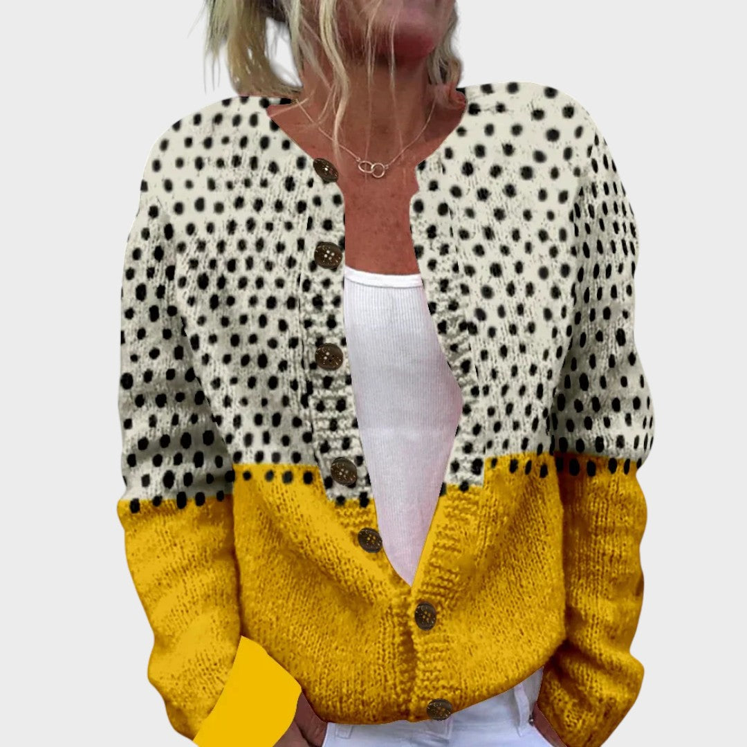 Amelia | Dam Floral Höst Cardigan