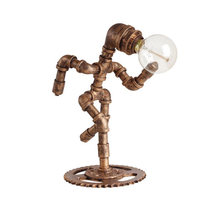 RetroRun - Vintage Metalowy Lampa Biurkowa