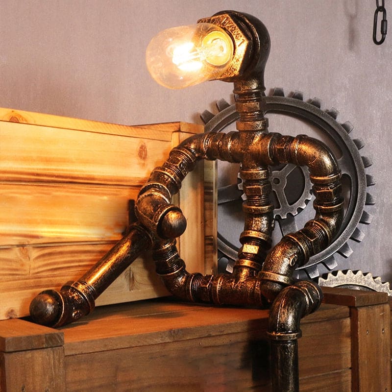 RoboLicht - Innowacyjna lampa do sypialni w stylu robota
