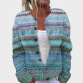 Olivia | Dam Floral Höst Cardigan