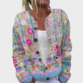 Lucy | Kvinno Floral Höst Cardigan