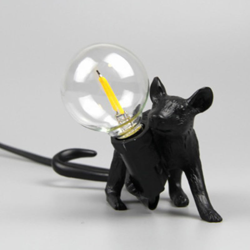 Mini Myszkowata Lampa Stołowa - Żywica 1-Światło Sypialnia Nocna Lampa dla Dzieci