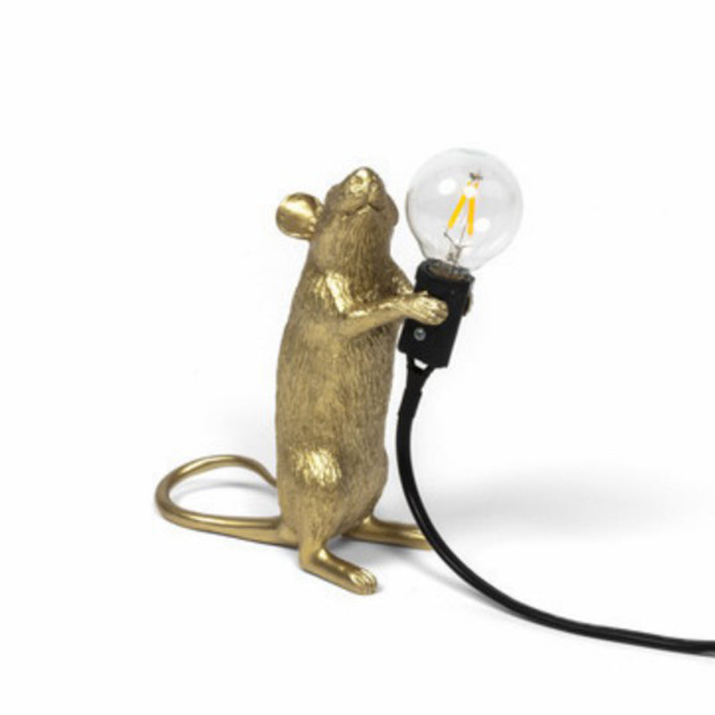 Mini Myszkowata Lampa Stołowa - Żywica 1-Światło Sypialnia Nocna Lampa dla Dzieci