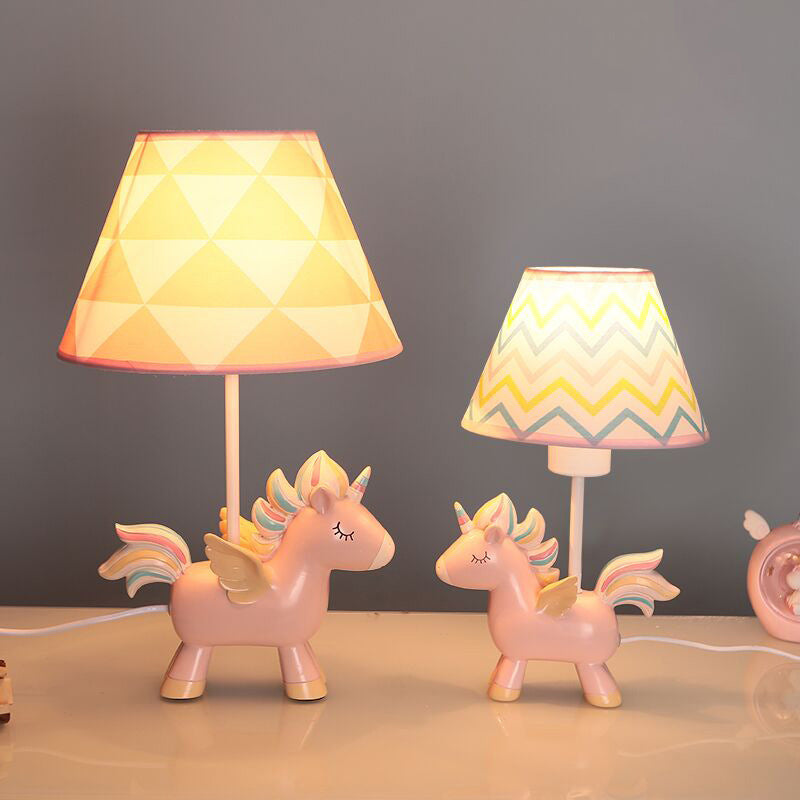 Lampka Nocna dla Dzieci z Jednorożcem - Różowa i Niebieska Lampka Kreskówkowa