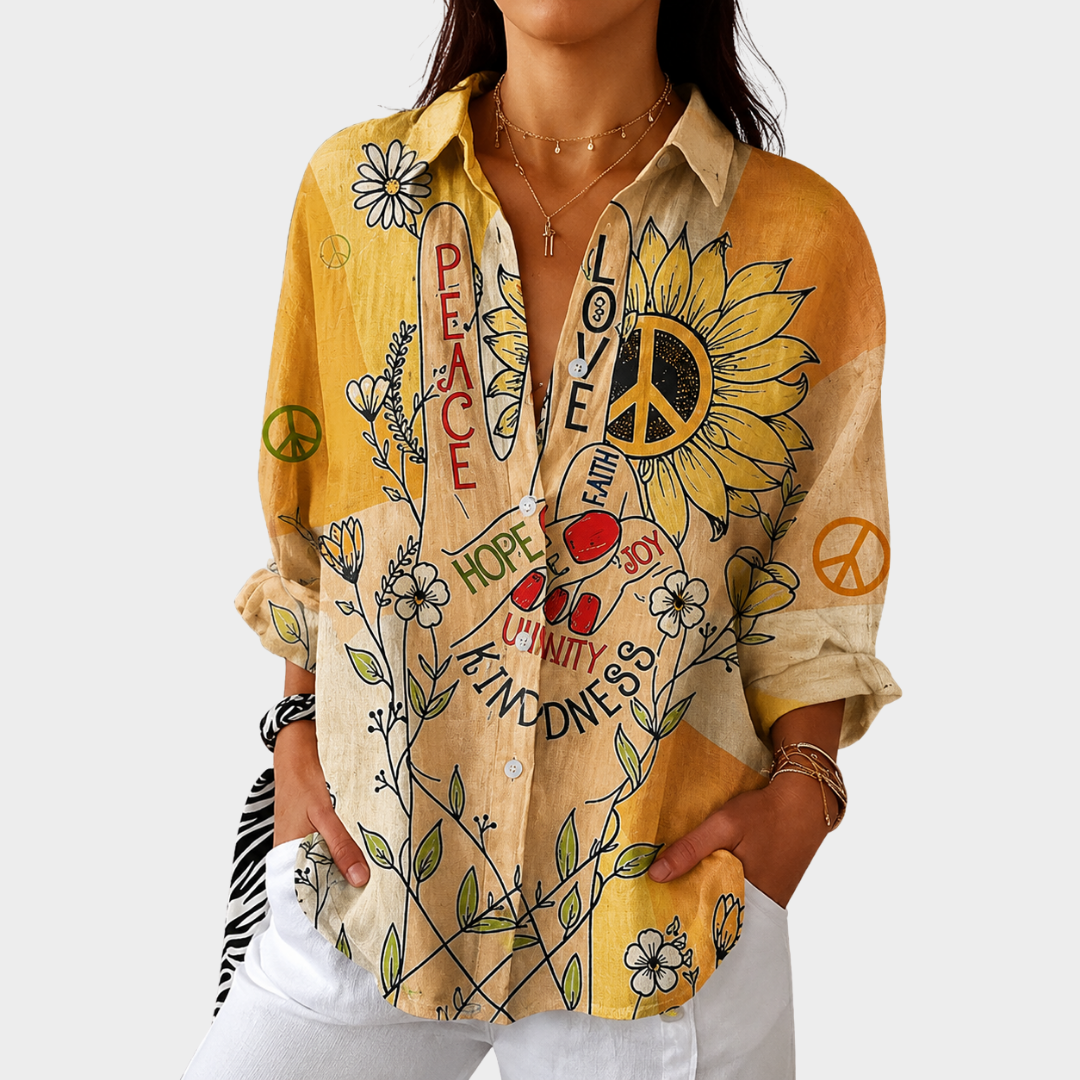 Solros Peace Blus