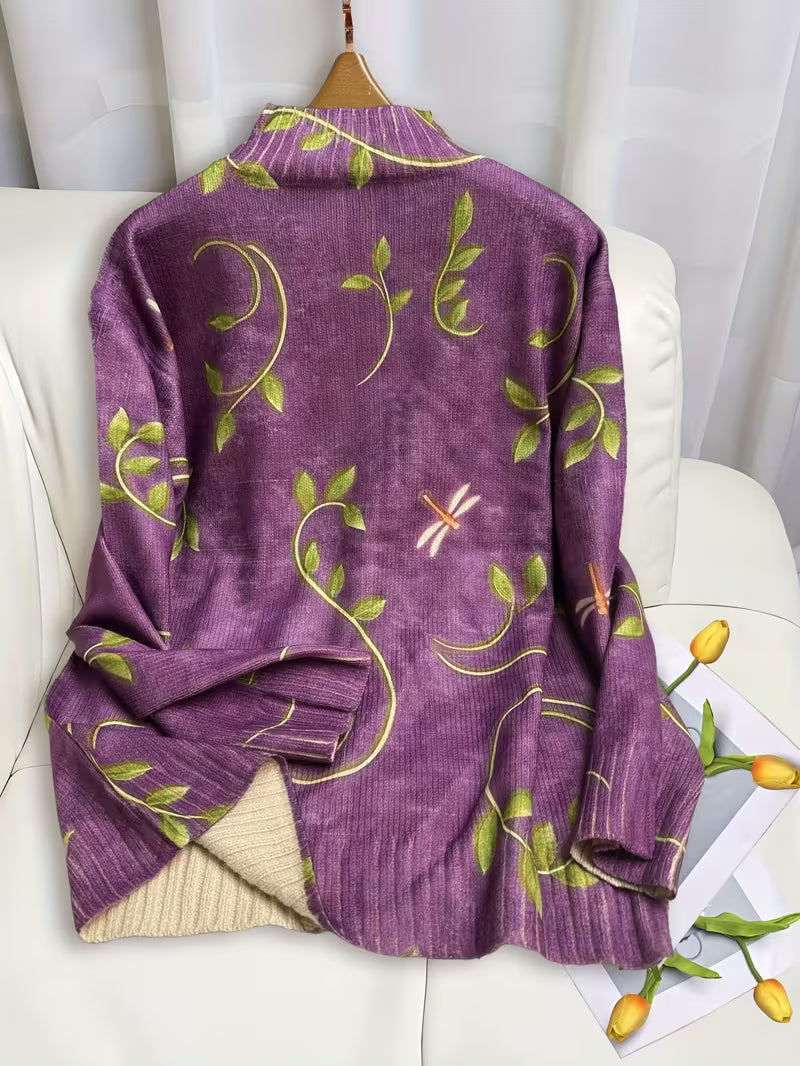 Merrow | Dragonfly Vine Zip Cardigan