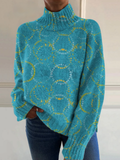 Sophie | Cirkeldesign Konsttryck Turtleneck