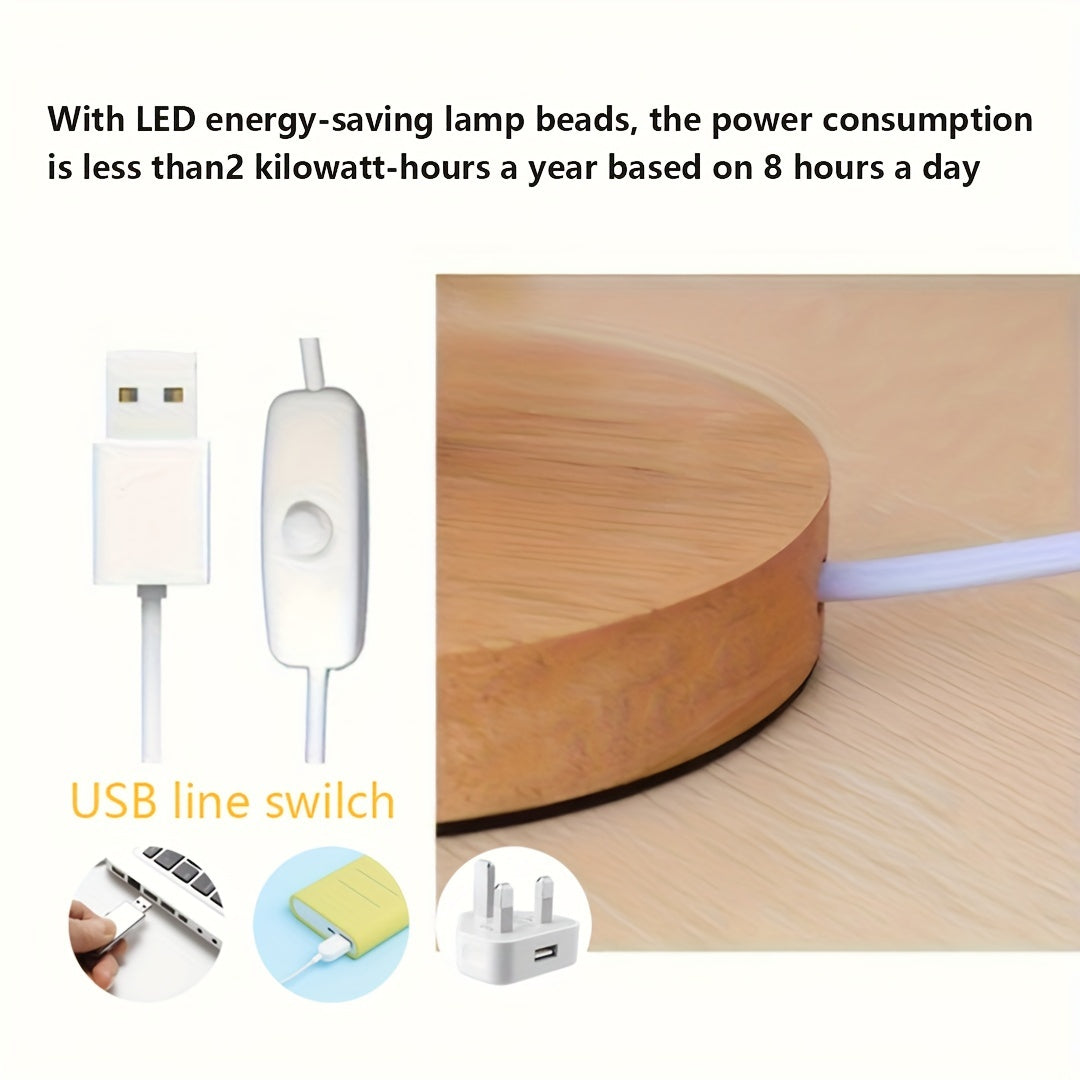 FantasieLamp - Nowoczesna Lampa Biurkowa USB z Unikalnym Designem