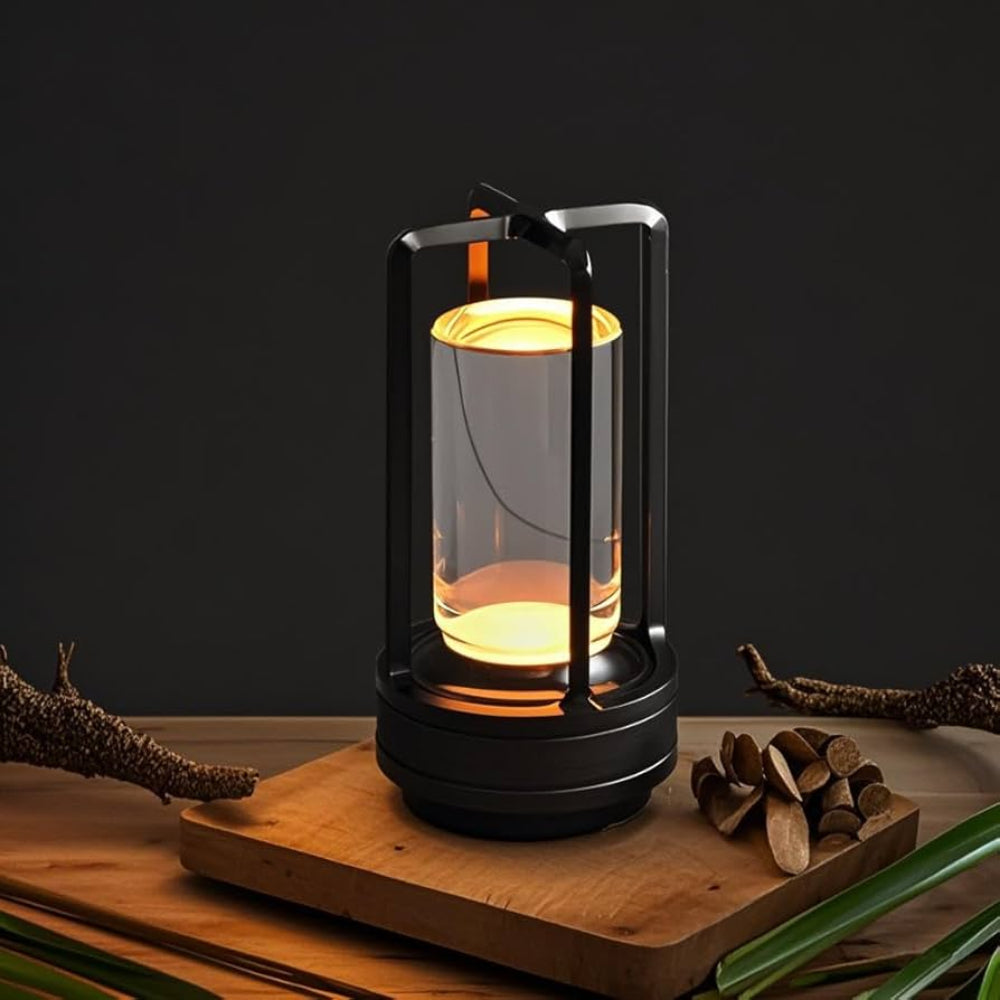 Lampa Stołowa LED w Stylu Skandynawskim, Ściemniana, Bezprzewodowa, Ładowalna