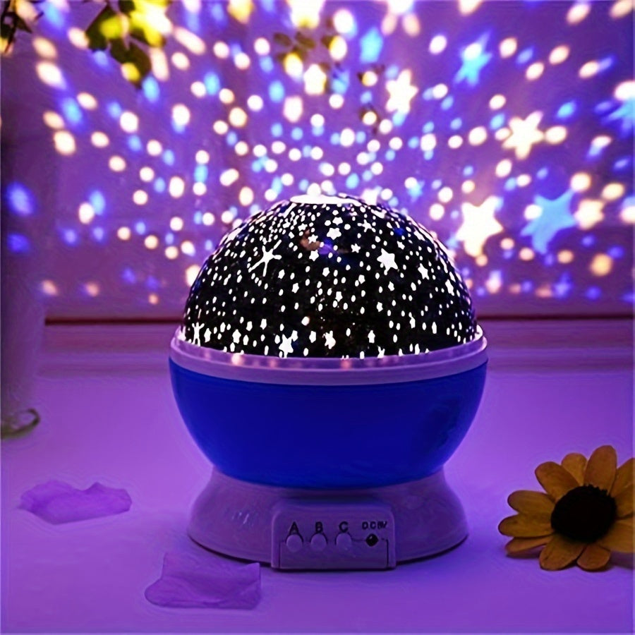 StarryDream - Lampa nocna z gwiazdami z 12 kolorami i rotacją 360°
