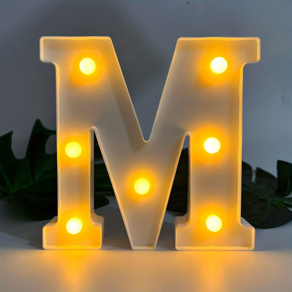 AlphaGlow - LED Dekoracyjna Lampa Literowa z Zasilaniem Bateryjnym