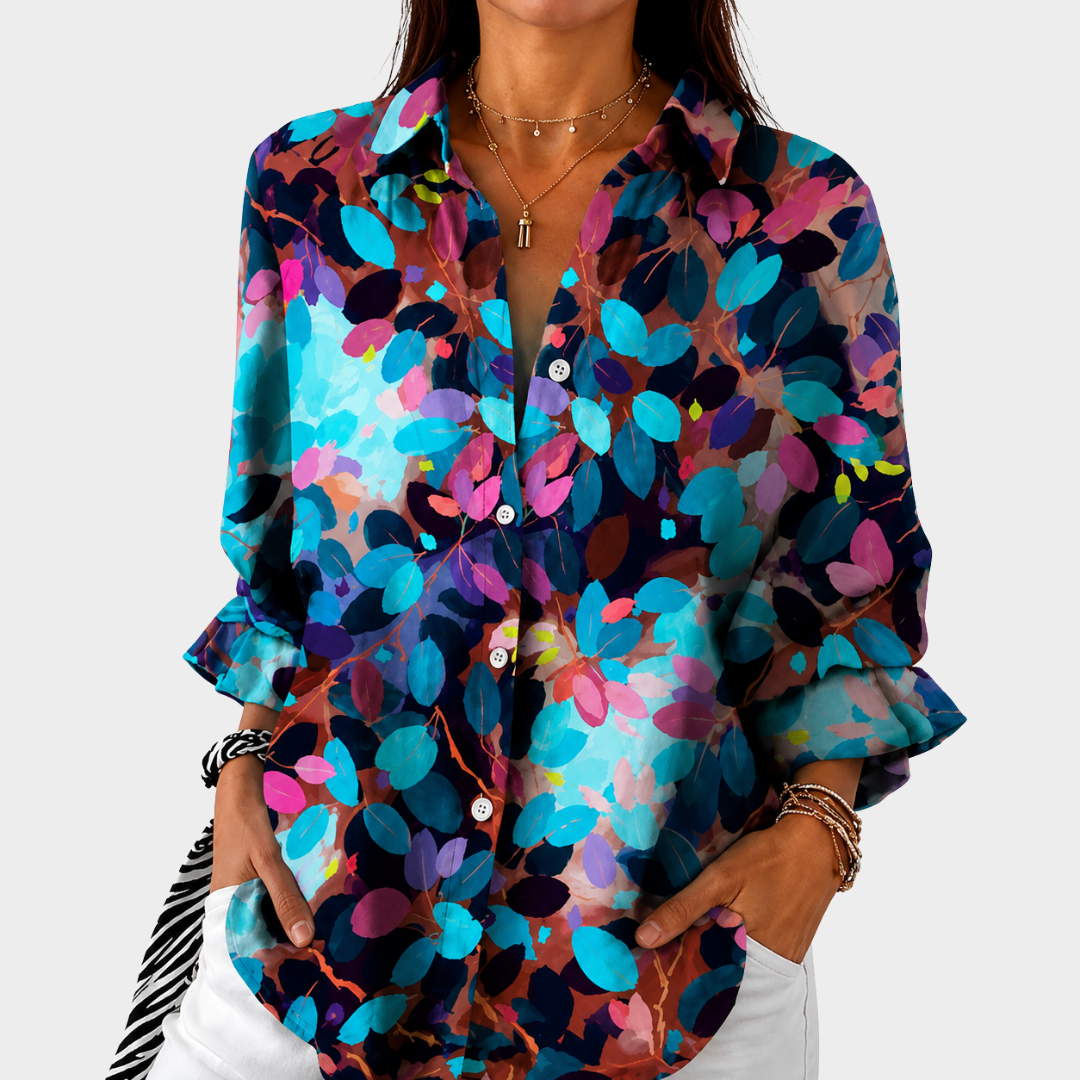 Twilight Garden Statement Blus
