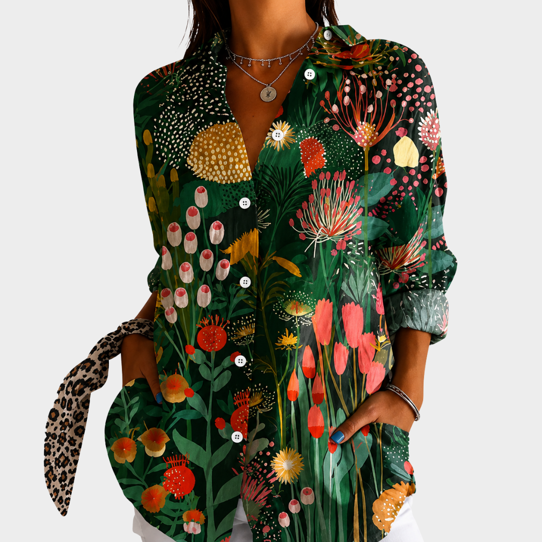 Midnight Garden Statement Blus