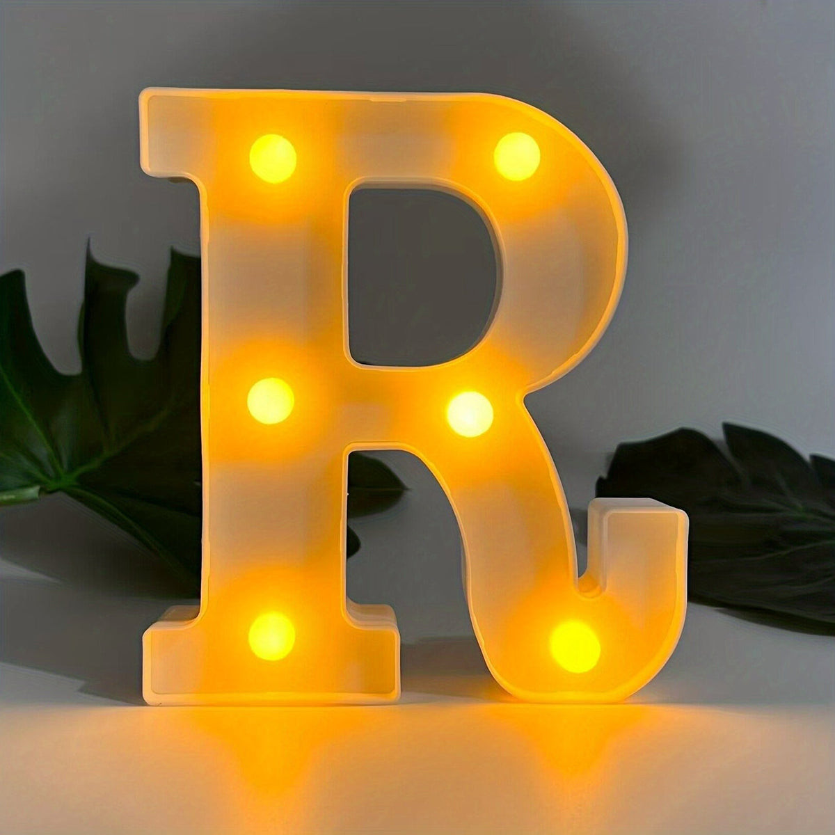AlphaGlow - LED Dekoracyjna Lampa Literowa z Zasilaniem Bateryjnym