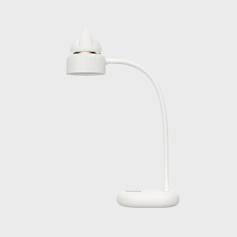 Biała/Różowa/Zielona Lampa Stołowa z Rotującymi Kotami - Ładowana przez USB LED Nocna Lampa dla Dzieci