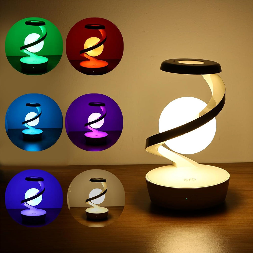GestureGlow - RGB LED Lampa Biurkowa z Bezprzewodowym Ładowaniem html Copy code