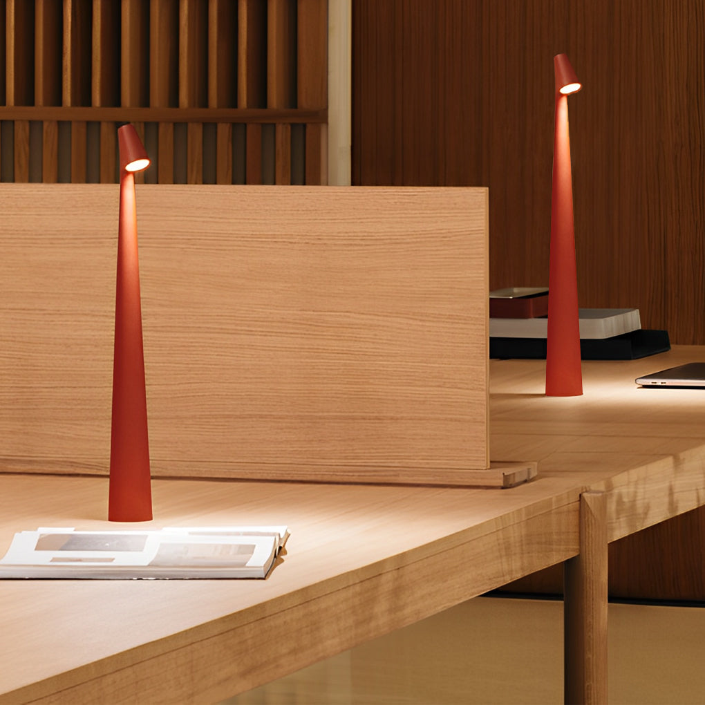 AuroraGlow - Stylowa Stołowa Lampa Stołowa z Downlightem i Możliwością Ładowania USB