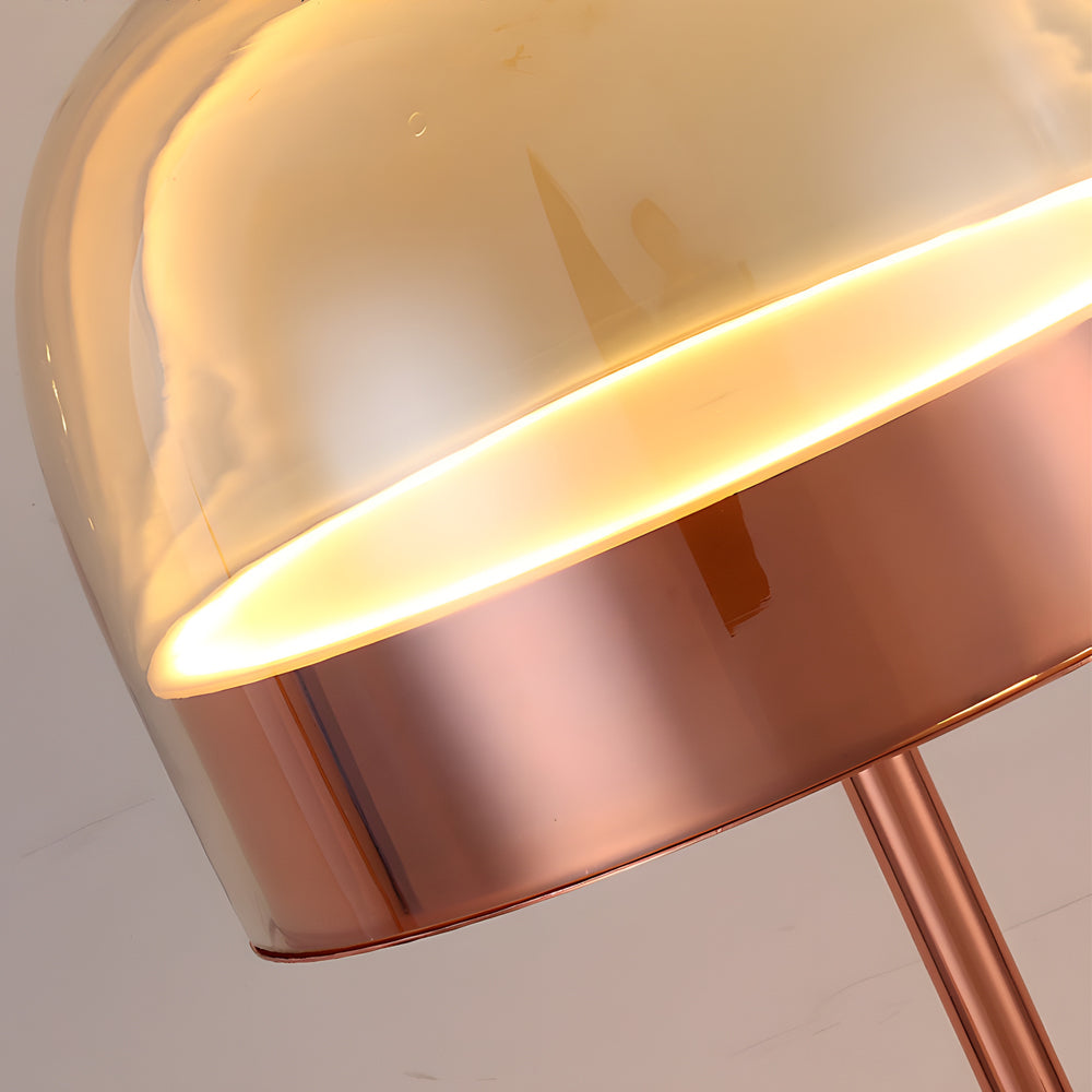 Aurora - Szklana Lampa Stołowa z Warstwowym Oświetleniem
