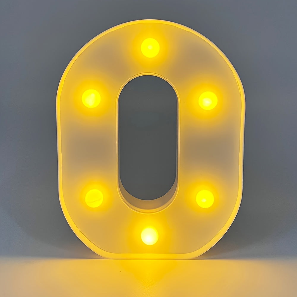 AlphaGlow - LED Dekoracyjna Lampa Literowa z Zasilaniem Bateryjnym