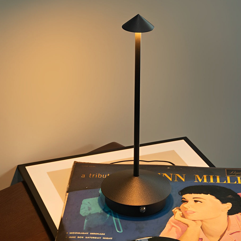 Przenośna USB Lampa Stołowa Pina Z Dotykowym Dimmowaniem LED Bezprzewodowa Lampa Nocna