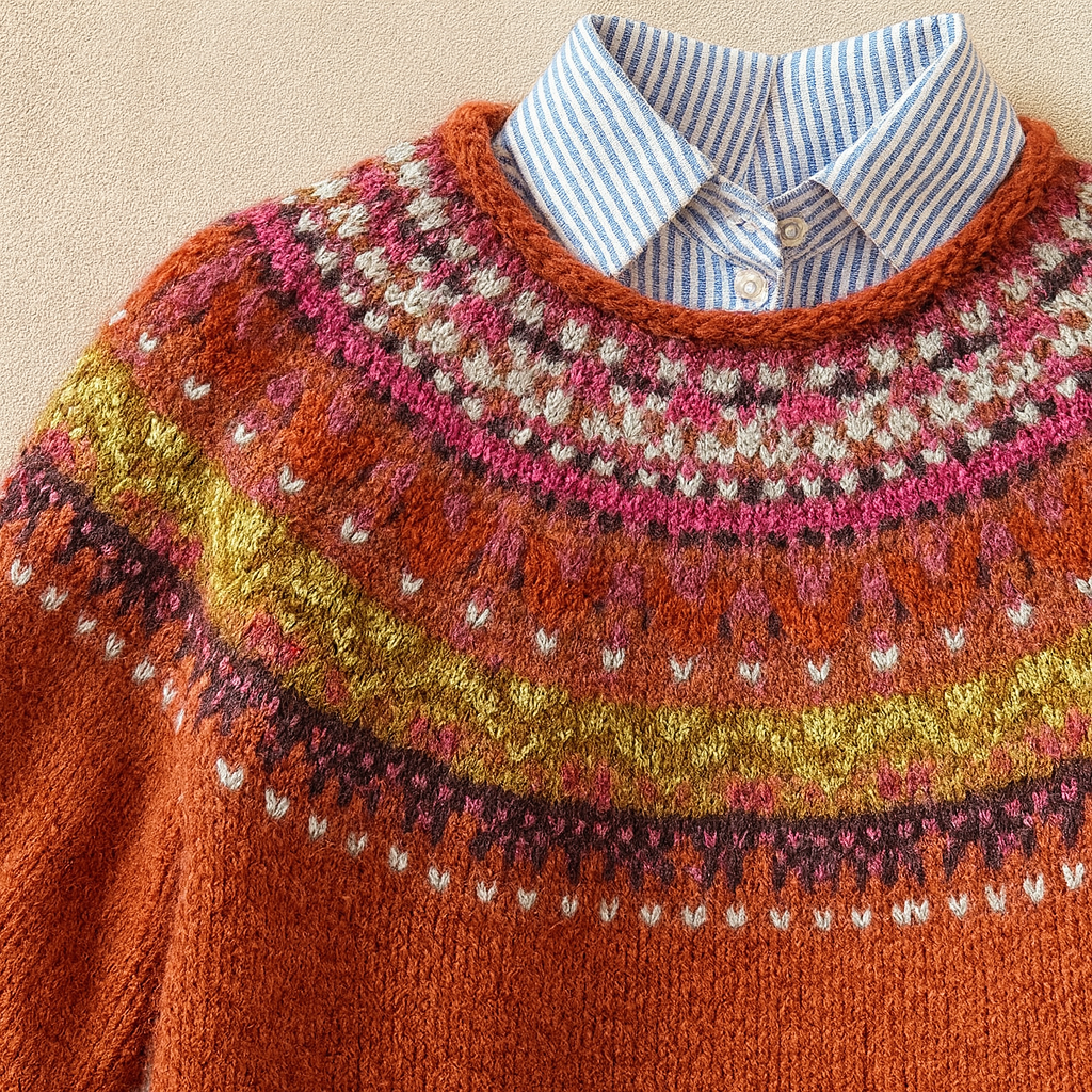 Dervla | Chic Vintage Stickad Tröja