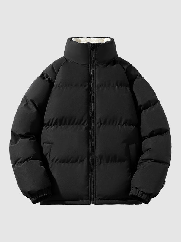 Kurtka Puchowa z Fleece | Ciepła | Lekka | Casual Zimowa Kurtka