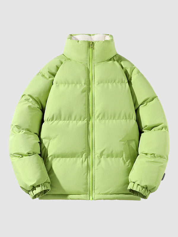 Kurtka Puchowa z Fleece | Ciepła | Lekka | Casual Zimowa Kurtka