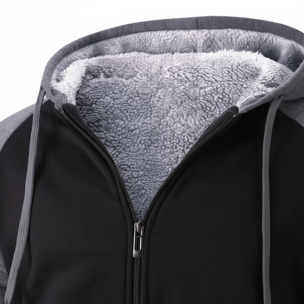 Hoodie Męski | Ciepło Wyściełany z Kapturem
