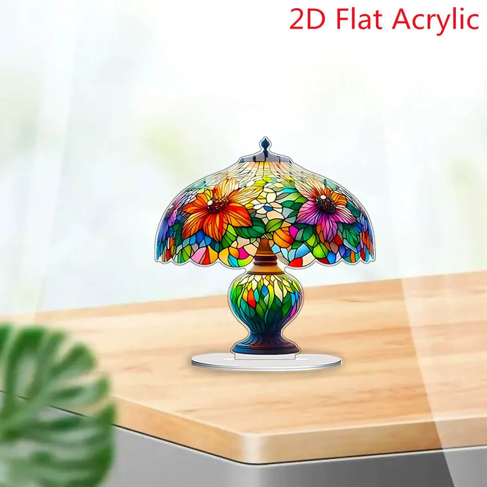 GlamTafel - Stylowa Lampa Stołowa z Akrylu