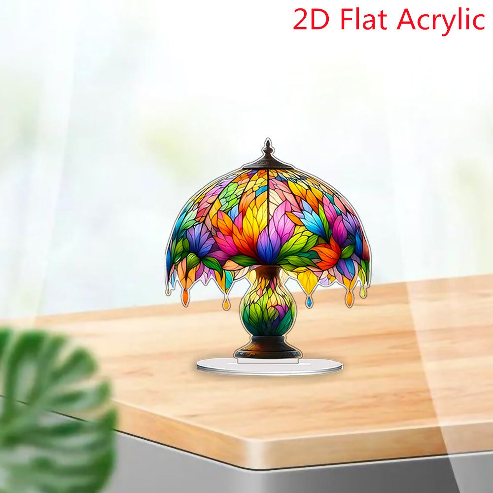 GlamTafel - Stylowa Lampa Stołowa z Akrylu