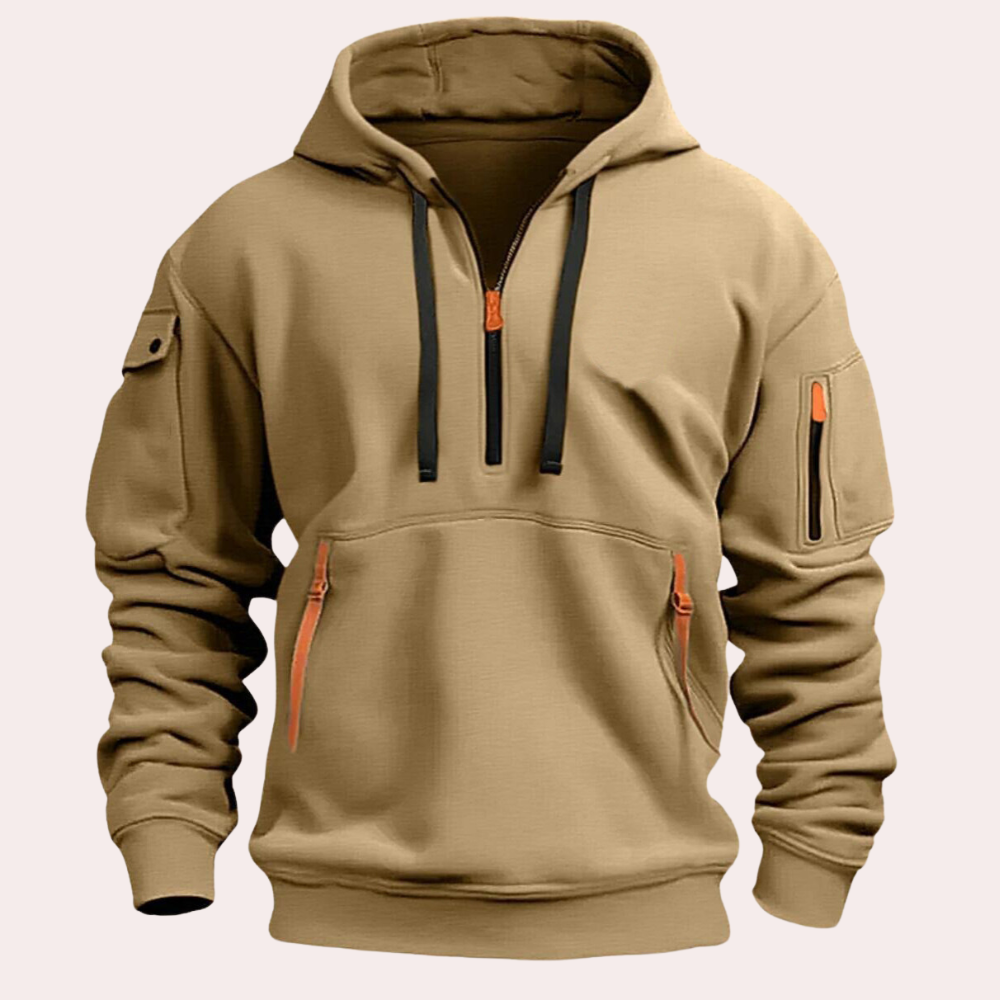 Hoodie Męski | Funkcjonalny z Pół-Zipem