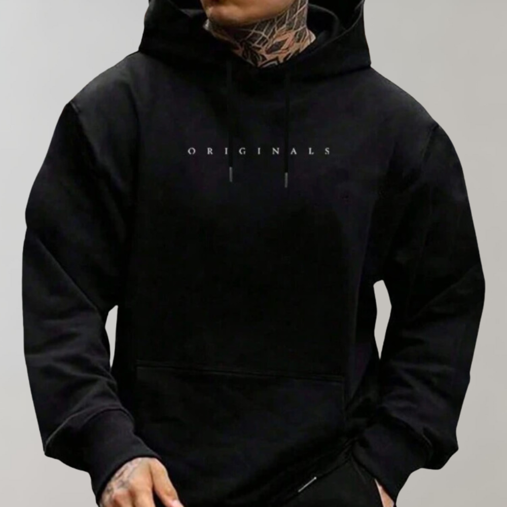 Hoodie Męski | Nowoczesny z Nadrukiem Tekstowym