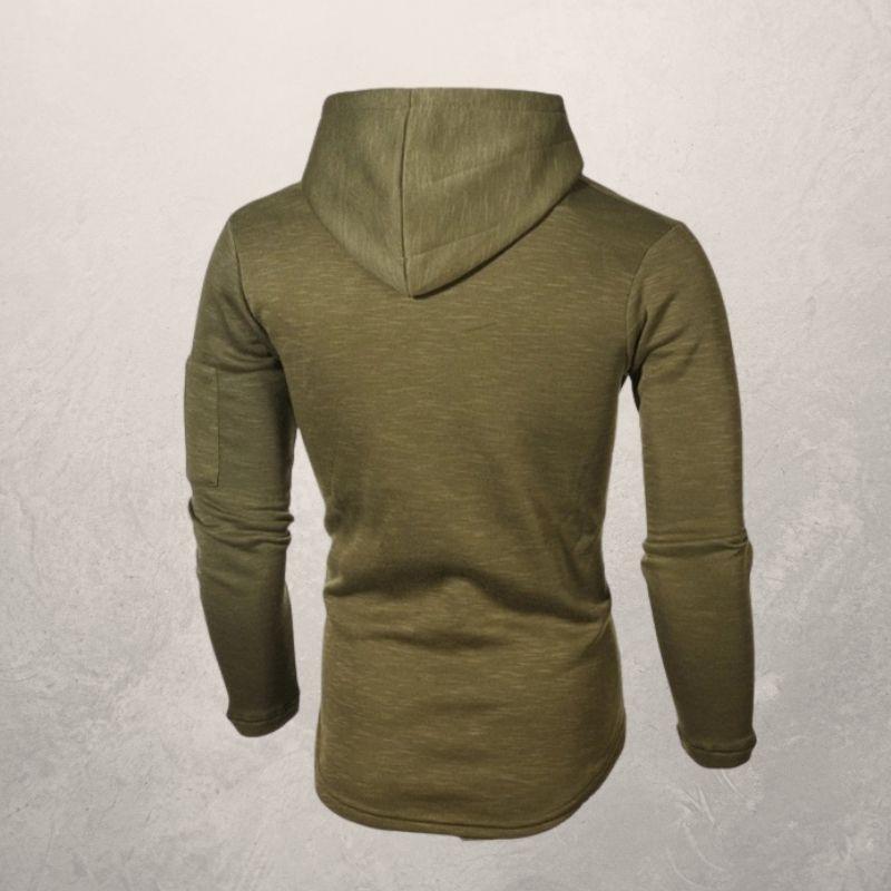 Hoodie Męski | Sportowy z Rękawem na Zamek