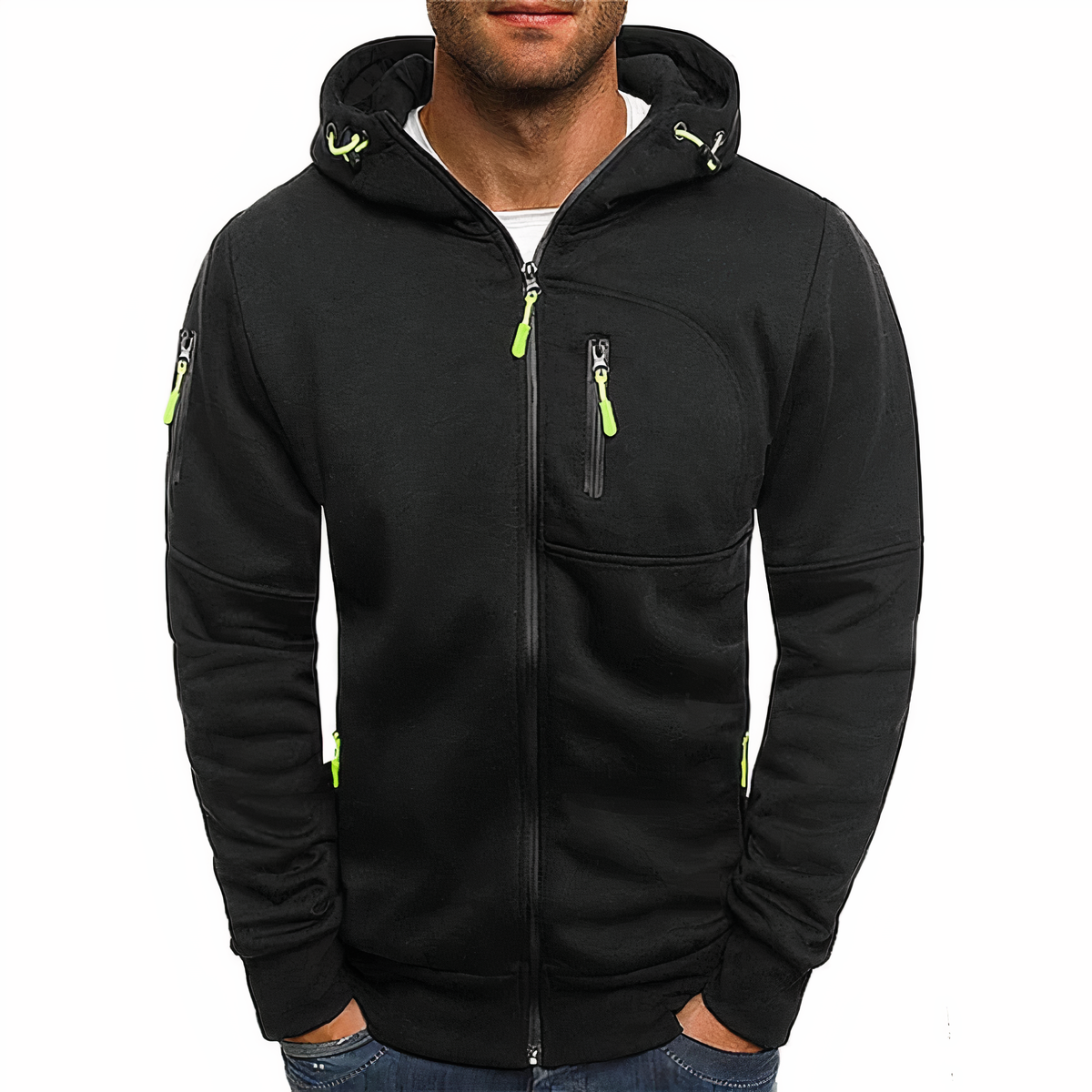 Hoodie Męski | Ciepły z Zipperem