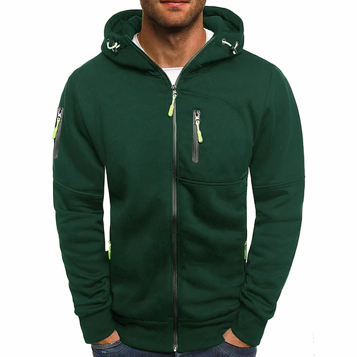 Hoodie Męski | Ciepły z Zipperem
