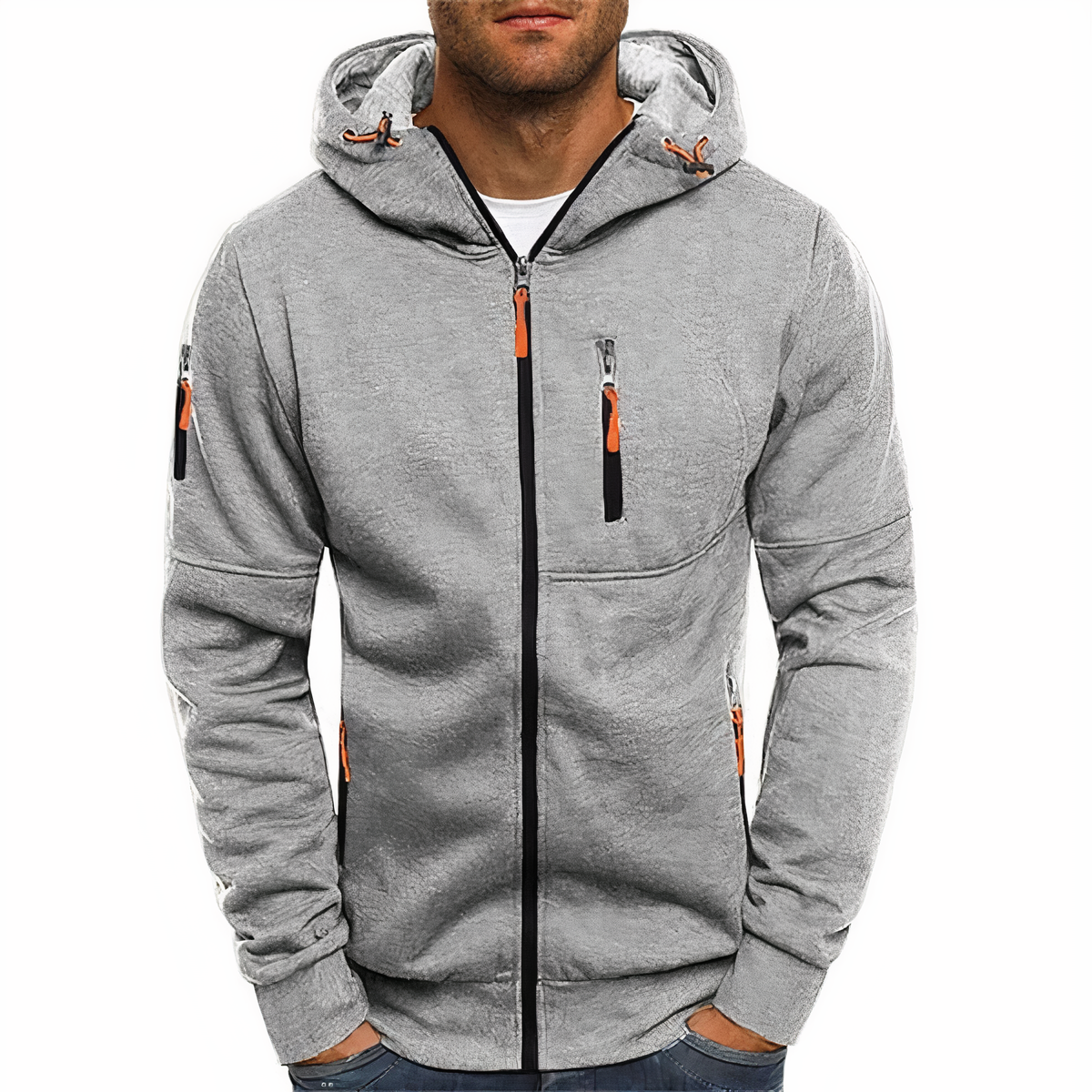 Hoodie Męski | Ciepły z Zipperem