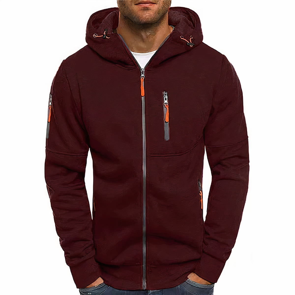 Hoodie Męski | Ciepły z Zipperem